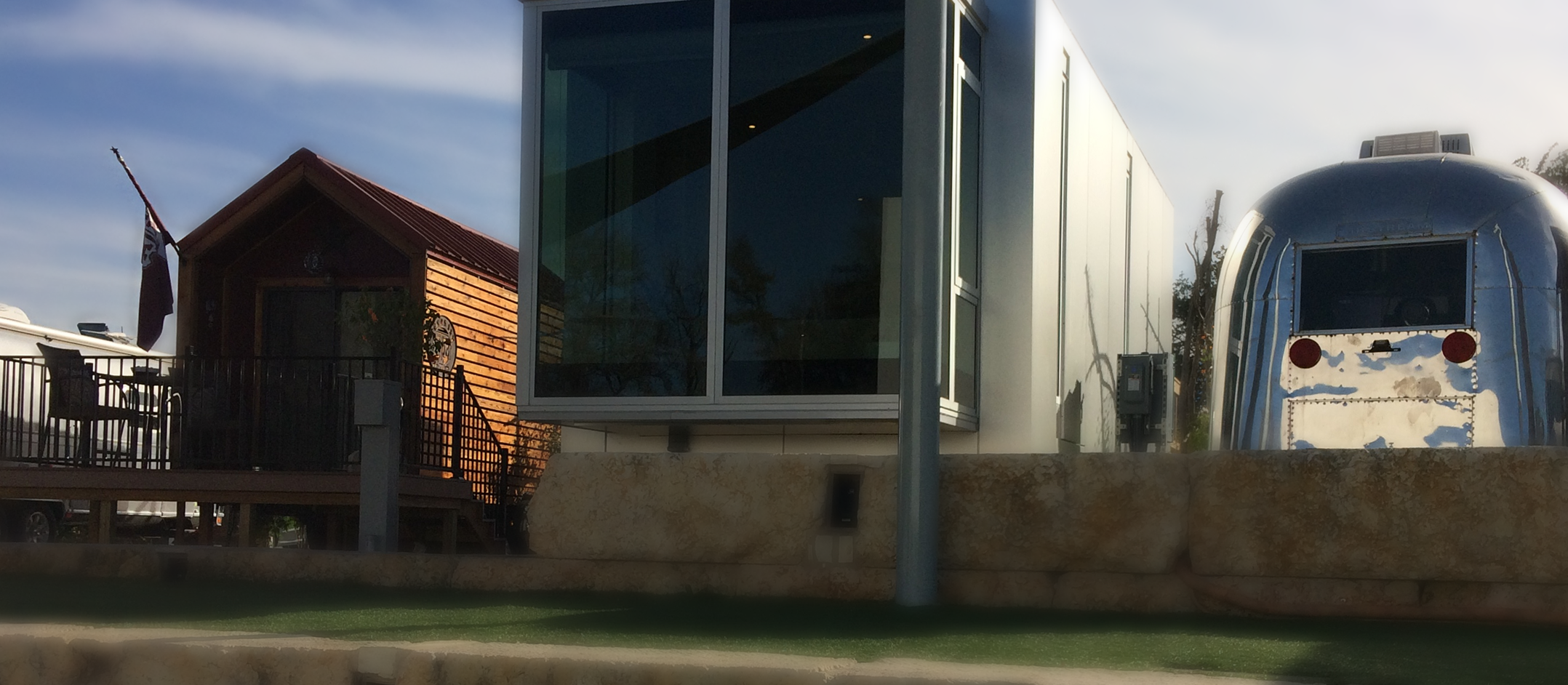 Shot of Homes and Trailer Shot of Homes and Trailer